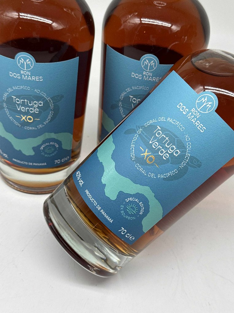 Dos Mares 2013 - Tortuga Verde XO - b. 2025 - 70cl - 3 bottiglie #1.0