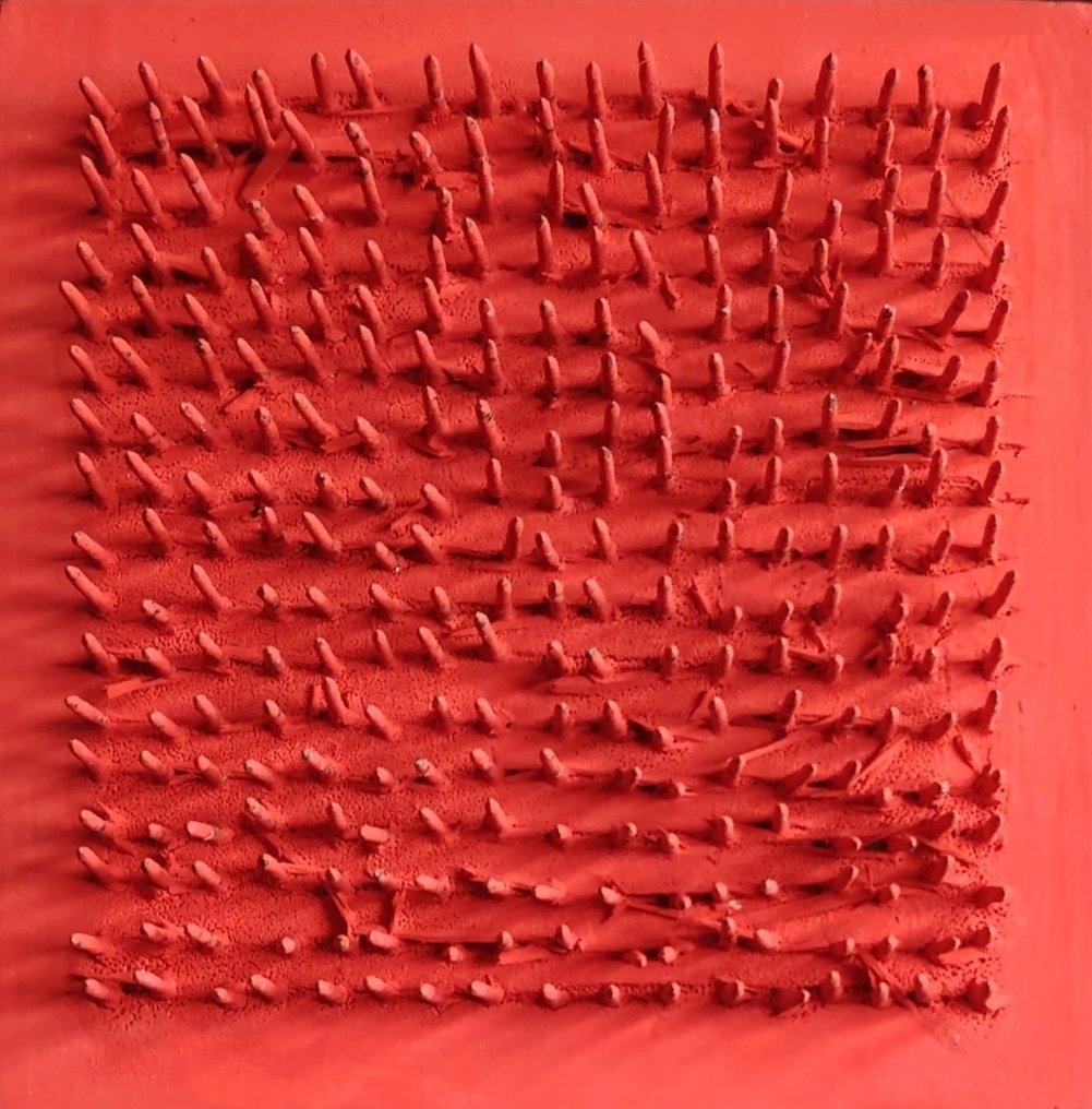 Bernard Aubertin (1934-2015) - Tableau clous, Chiodi su tavola #1.0