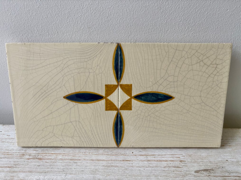 Fliese (2) - Haagsche Plateelfabriek Rozenburg - 1930-1940 - Art Déco #1.0