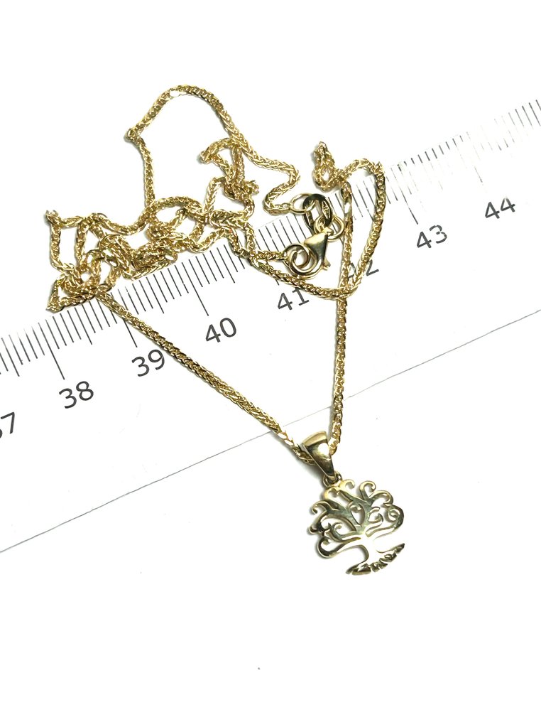 吊坠项链 - 18K包金 黄金 #3.2