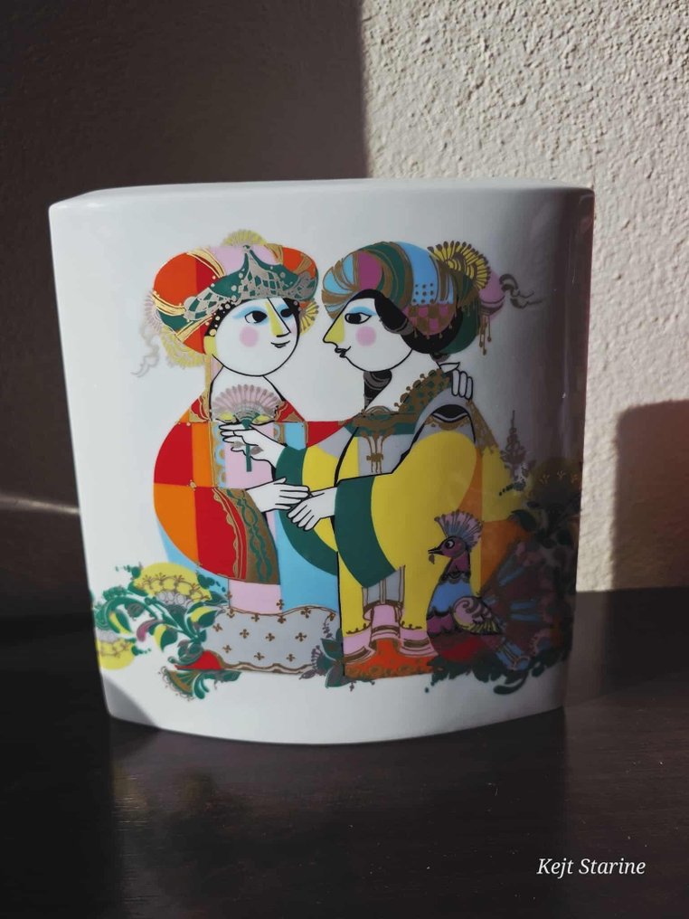 Rosenthal - Bjorn Wiinblad - Vase -  1001 night  - Porcelain - Rosenthal vase by Bjorn W #1.0