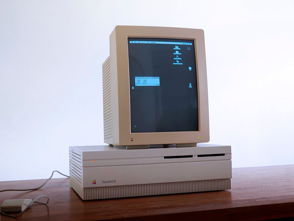 Apple Portrait Display (Model M1030) + Rare "13W3-to-DB15" Cable - Macintosh #3.2
