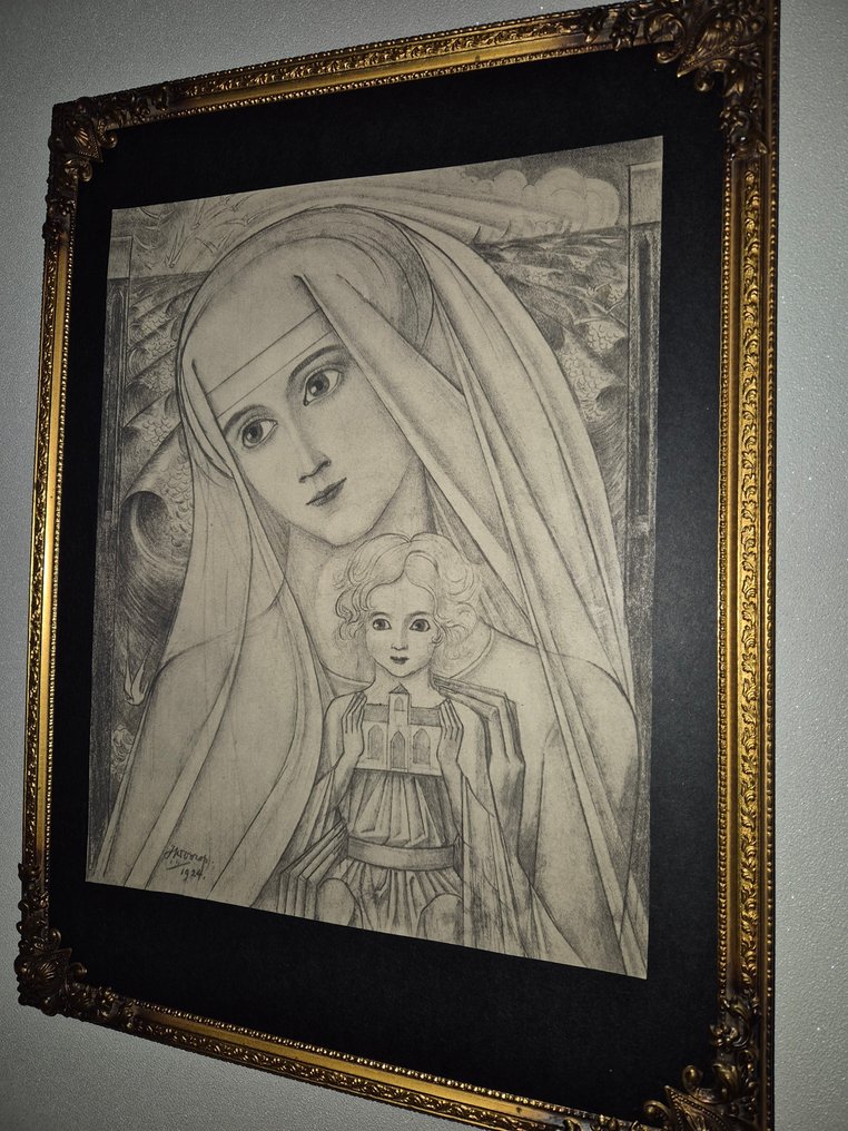 Jan Toorop (1858-1928) - Madonna aan Zee #1.0