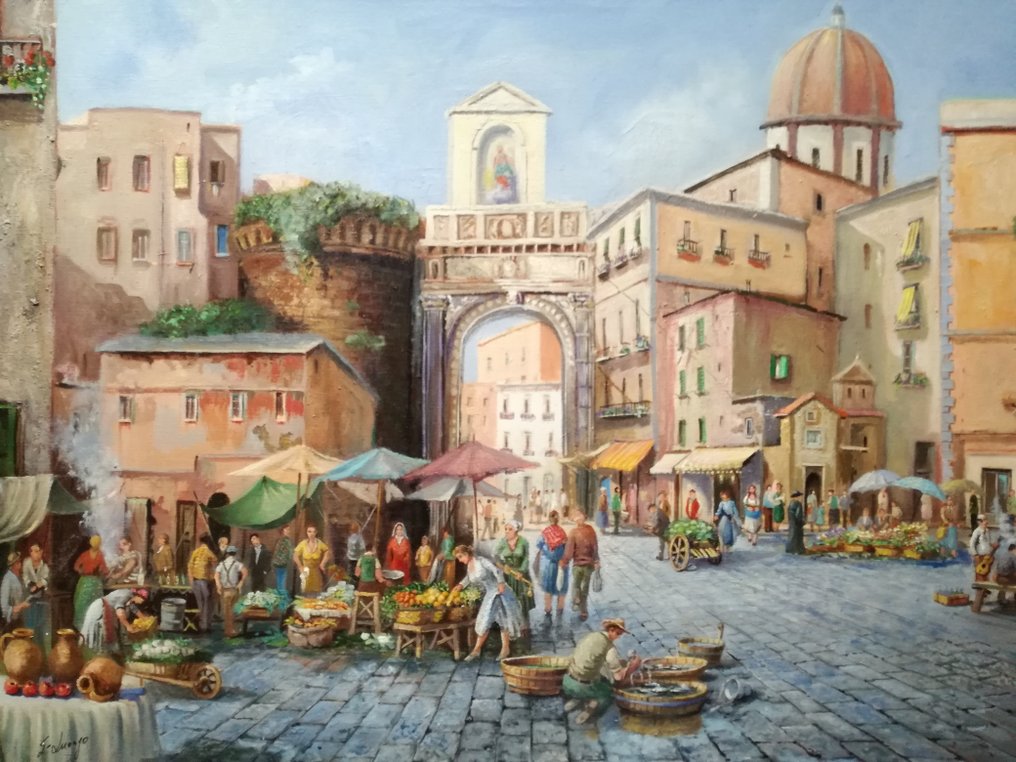 Giuseppe Luongo (1948) - Porta Capuana (Napoli) #3.2
