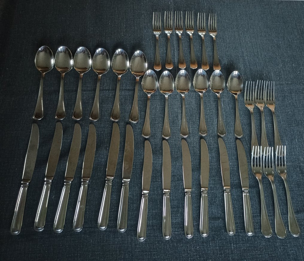 Sambonet - 餐具套装 (36) - Contour - 钢 #1.0