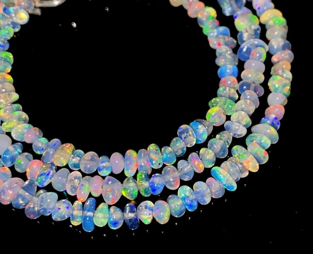 顶级颜色 - 天然欧泊自由形 34 克拉- 6.8 g #2.1