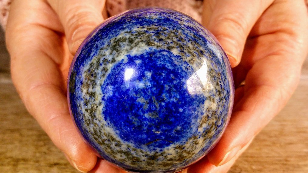 Blue Lapis Lazuli Sfera - Altezza: 65 mm - Larghezza: 65 mm- 472 g #2.1