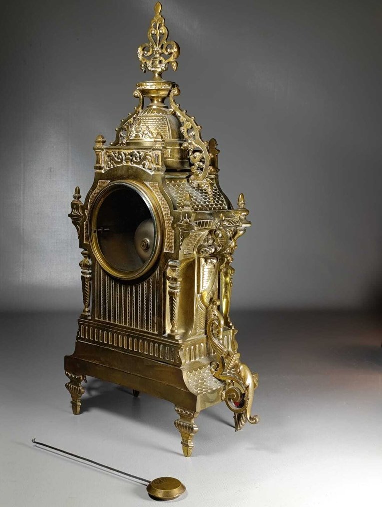 péndulo - H.KREITZ - Bronce - 1870 #3.2