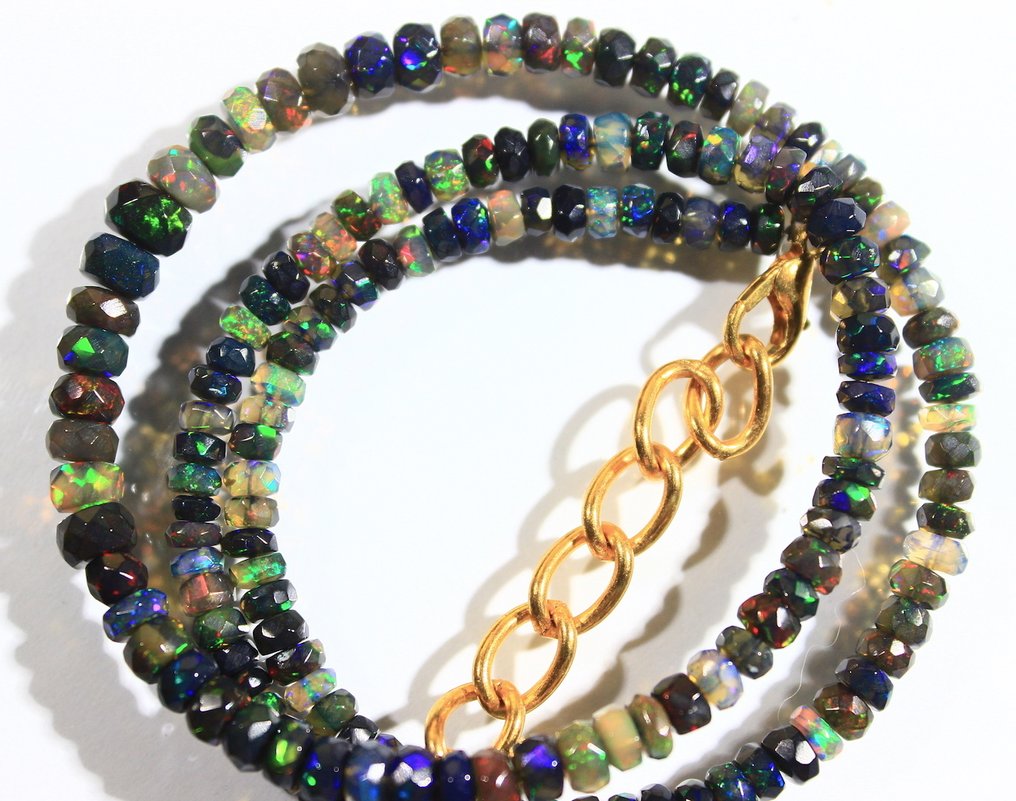 免运费 52.10 克拉 埃塞俄比亚黑蛋白石 珠子- 10.42 g #2.1