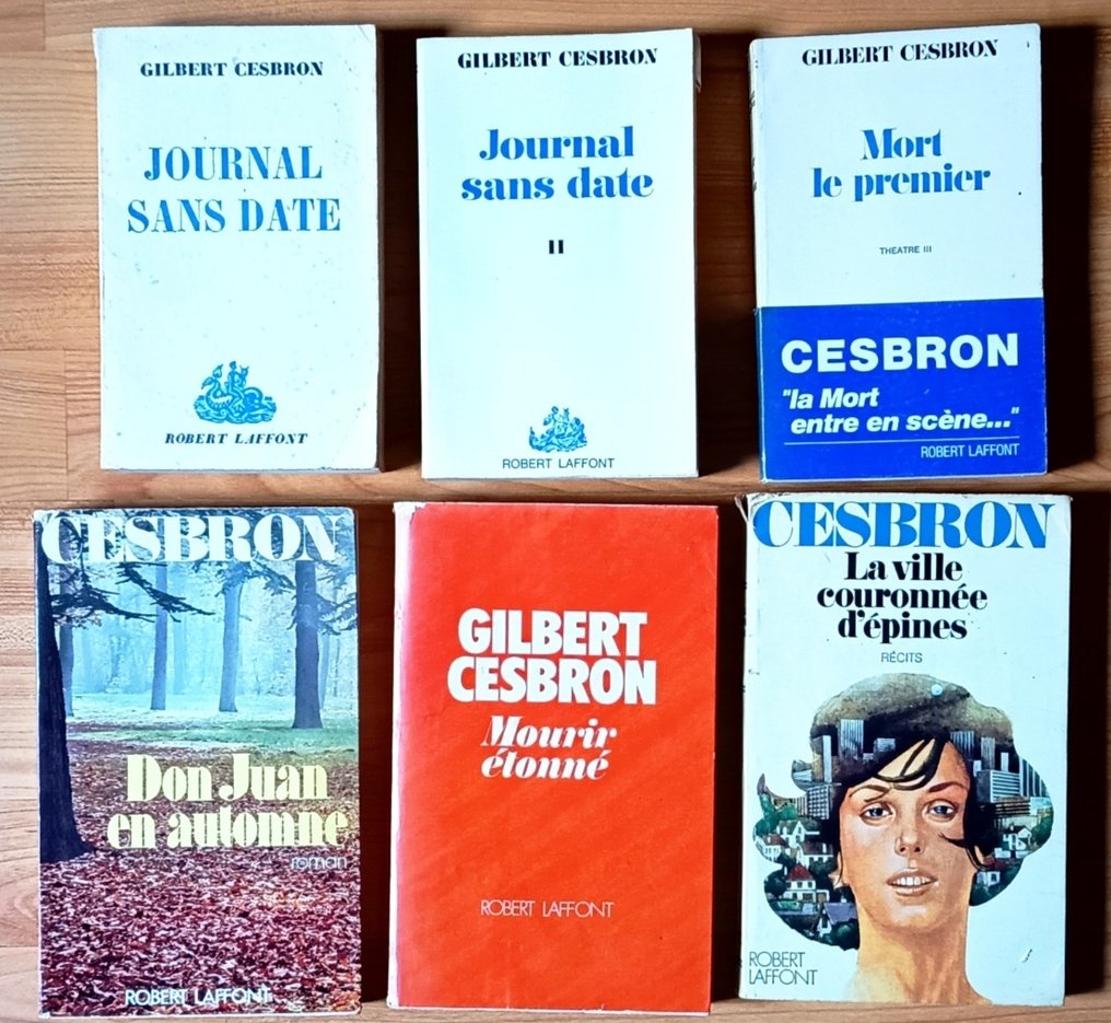 Signé ; Gilbert CESBRON [Archives du Colonel Rémy (1904-1984)] - Don Juan en Automne / Mourir étonné / La Ville couronnée d’épines - 1963-1963 #1.0