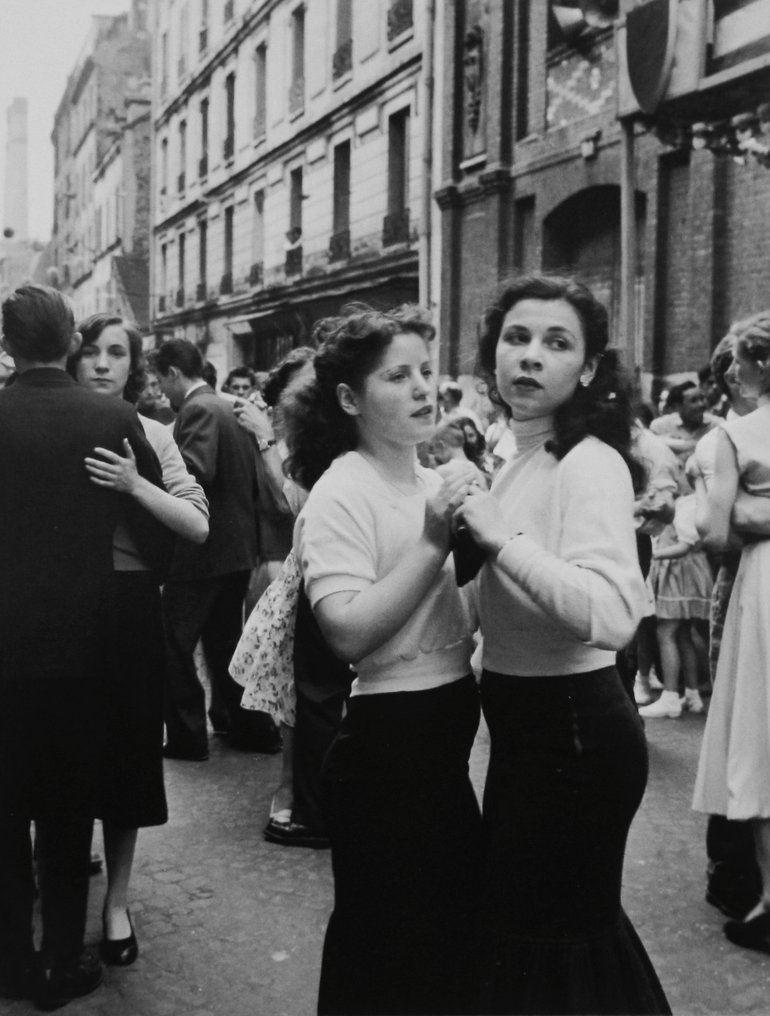 Robert Doisneau (1912–1994) - 14 Juillet, Rue de Nantes, Paris 19e, 1955 #1.0