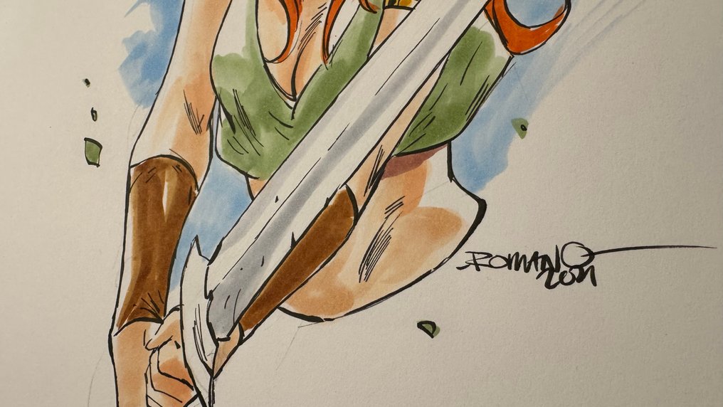 Roodhaar - Storm - De vijfde toren - opdrachttekening Romano Molenaar - 1 Album - First edition/2021 #4.3