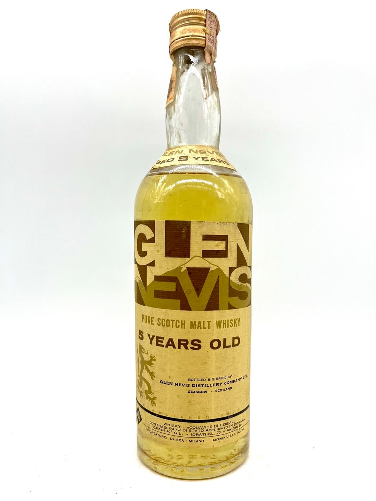 Glen Nevis 5 years old Pure Scotch Malt Whisky  - b. 1970s - 75cl #1.0