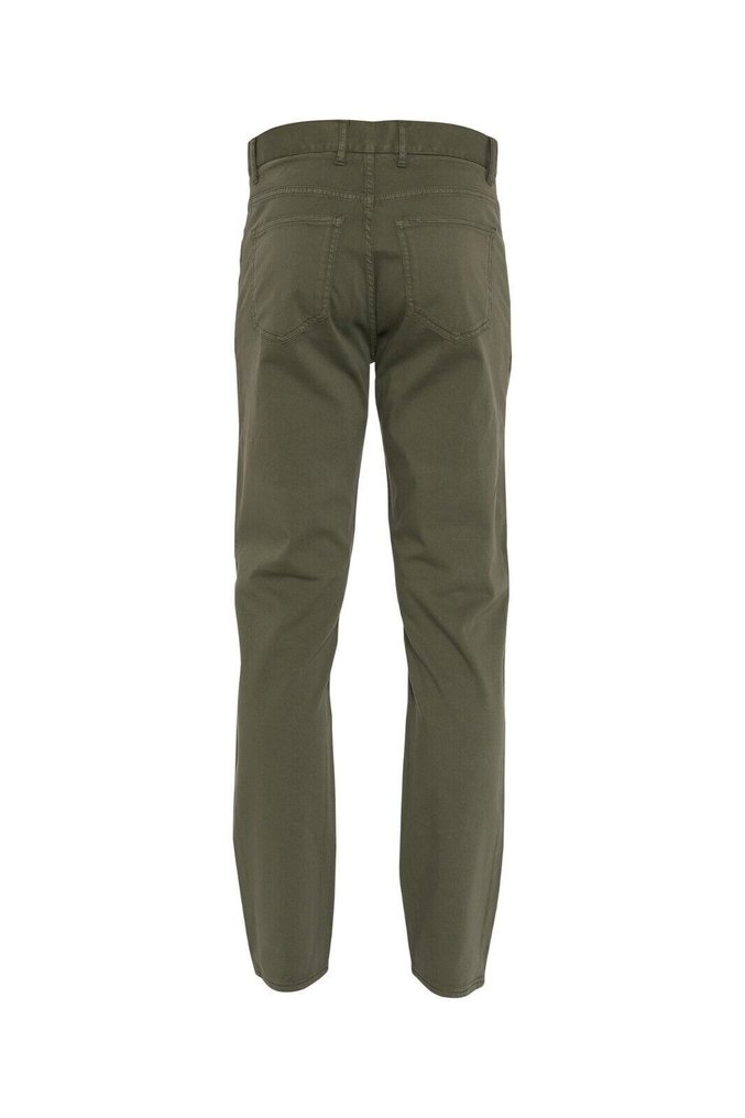 ISAIA NAPOLI RRP 850€ Green 5 Pockets Trousers Pant Soft Cotton / Cashmere - 54 IT - Trousers - New with tags #1.0