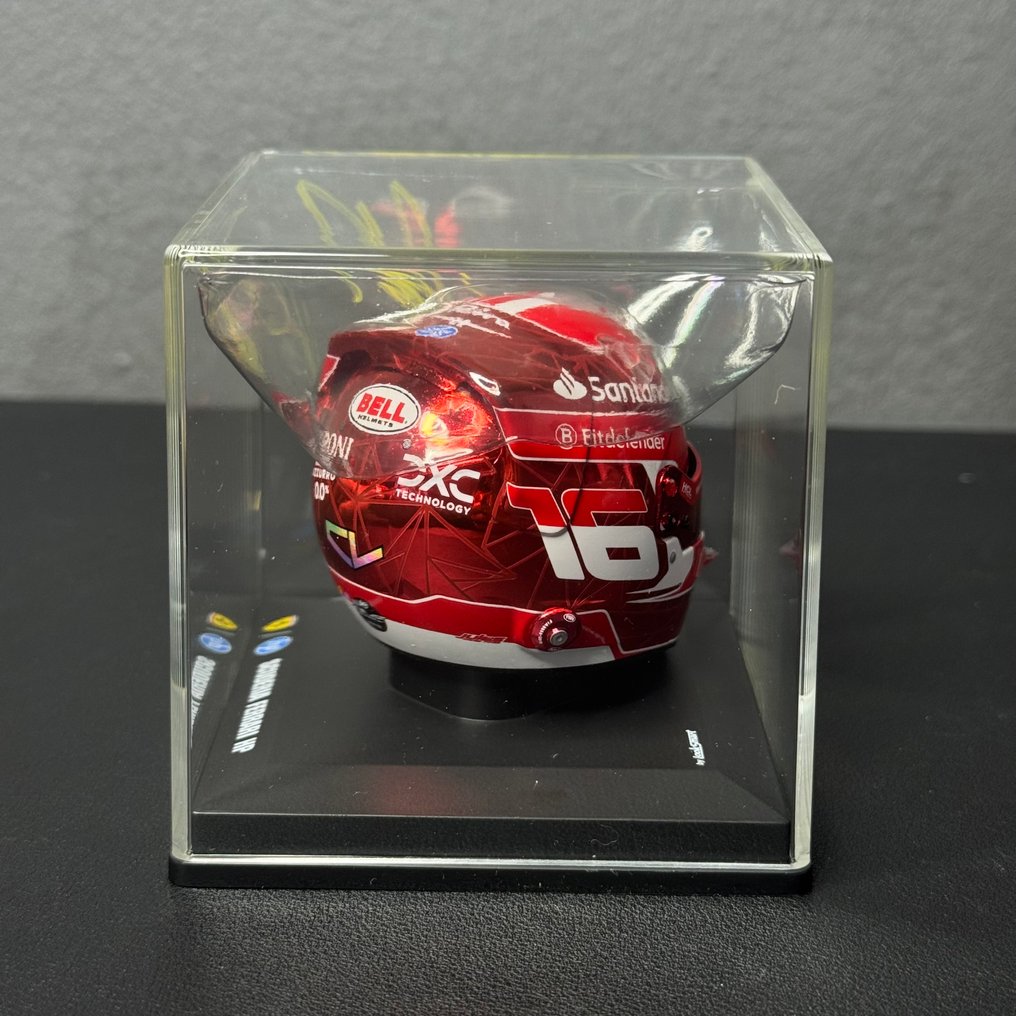 法拉利 - Gp Formula 1 Singapore 2024 - Charles Leclerc - 2024 Singapore helmet - 2024 - 比例1/5头盔 #4.3