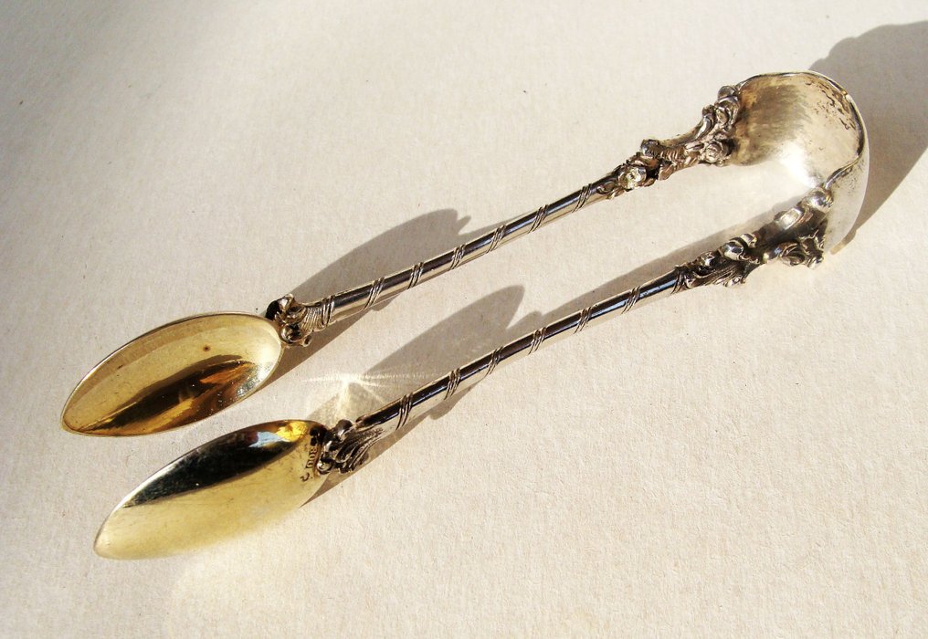Silver&Gold - Sukker tang - Hanau 1890 - 800 sølv #2.1