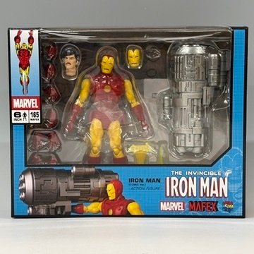 MEDICOM TOY  - Action figure IRON MAN COMIC Ver. THE INVINCIBLE  MARVEL | MAFEX No.165 - 2020+ - Giappone #1.0