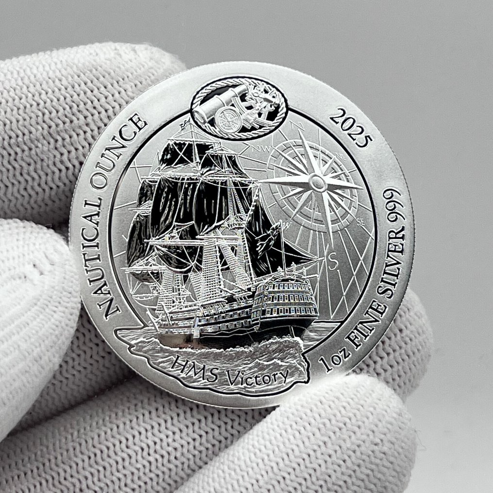 Rwanda and Burundi. 50 RWF 2026 – Nautical Ounce – HMS Victory – 1 oz Silver coin – .999 (No reserve price) #1.0