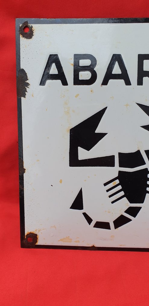 Abarth - 来自遗产的一辆 ABARTH - 珐琅标志 - 搪瓷, 钢 #1.0