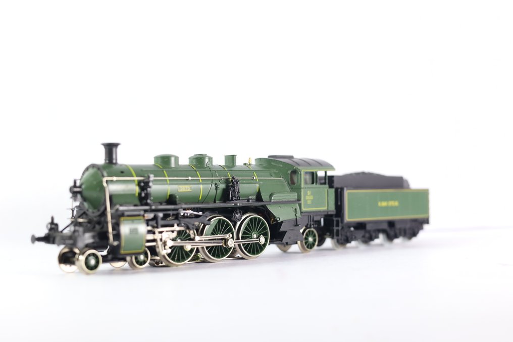 Märklin H0 - 3092 - Locomotiva a vapor com vagão de carvão (1) - S 3/6 - K.Bay.Sts.B #1.0