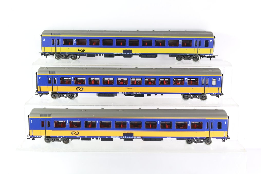 Märklin H0 - 4265/4165/4264 - 模型客運火車 (3) - 3 ICR 车厢 一等和二等 - NS #1.0