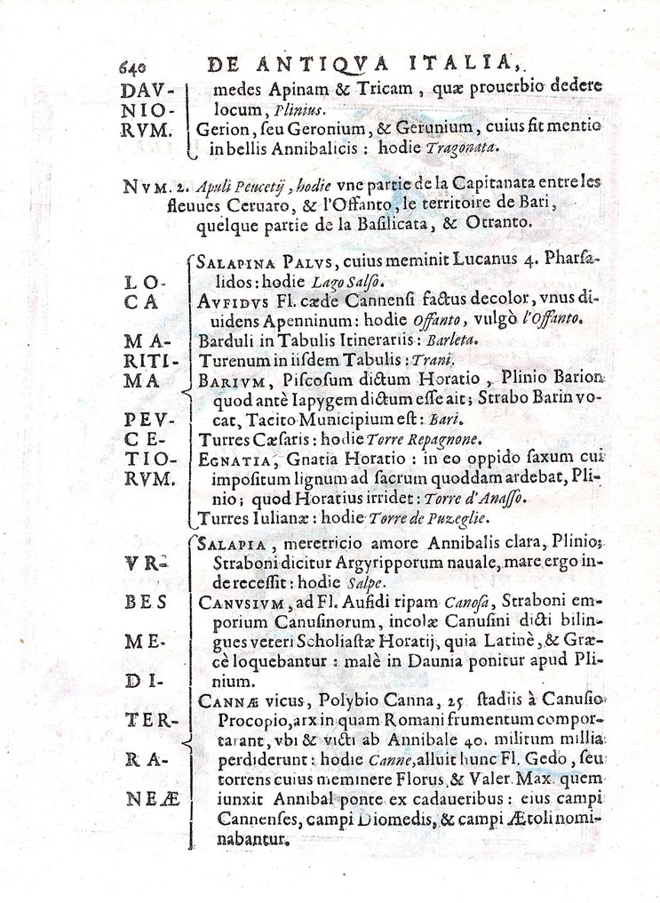 Włochy - Puglia, Basilicata, Campania, Calabria; P. Briet - Apuliae Lucaniae et Brutiorum - 1649 #4.3