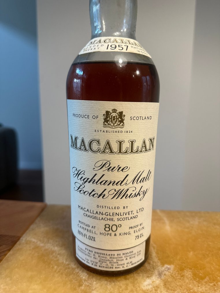 Macallan 1957 Campbell, Hope & King  - b. frühe 1970er Jahre - 75 cl #2.1