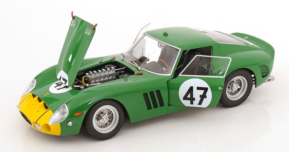 KK-Scale 1:12 - Modelauto - Ferrari 250 GTO – 1963 – 1000KM Nürburgring Piper/Cantrell no. 47 - Zeer gedetailleerd model! #1.0