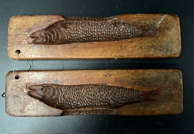 Carving, Dubbele haring speculaasplank - 2 cm - Wood #1.0