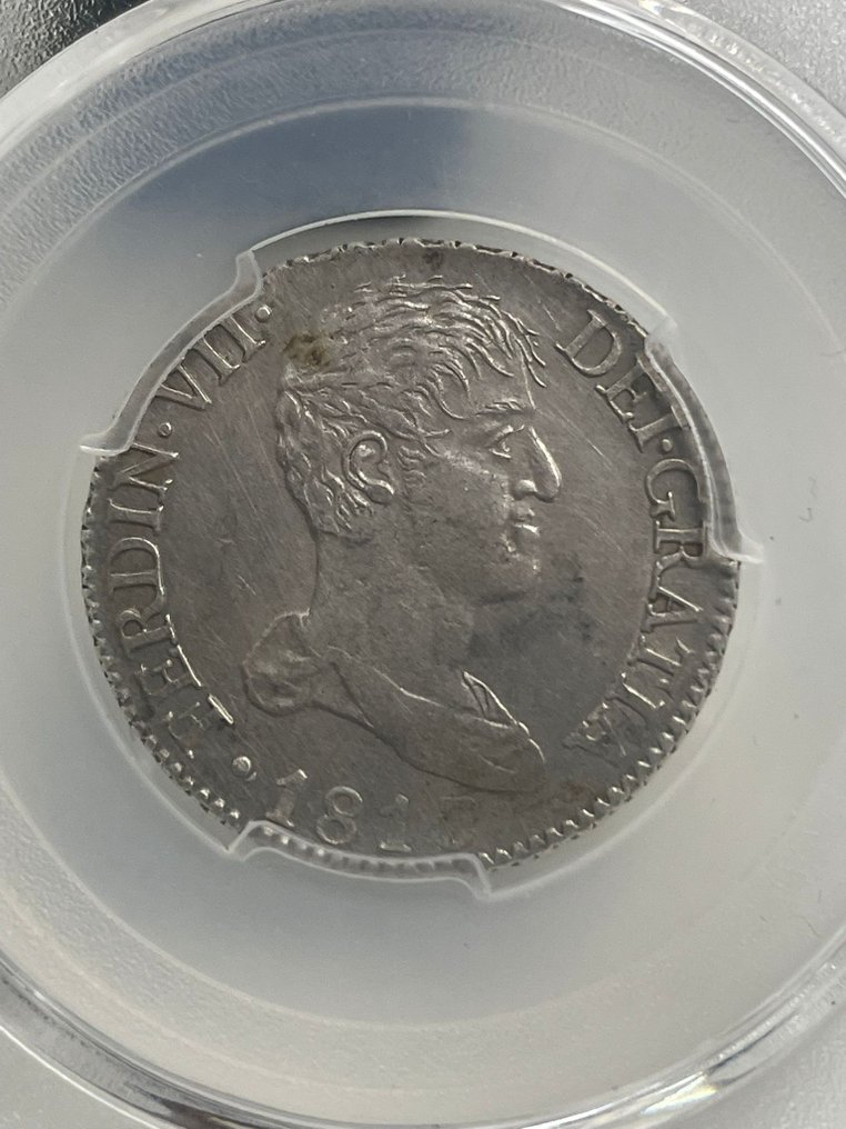 Ισπανία. Fernando VII. 2 Reales 1813 Madrid I.G #1.0