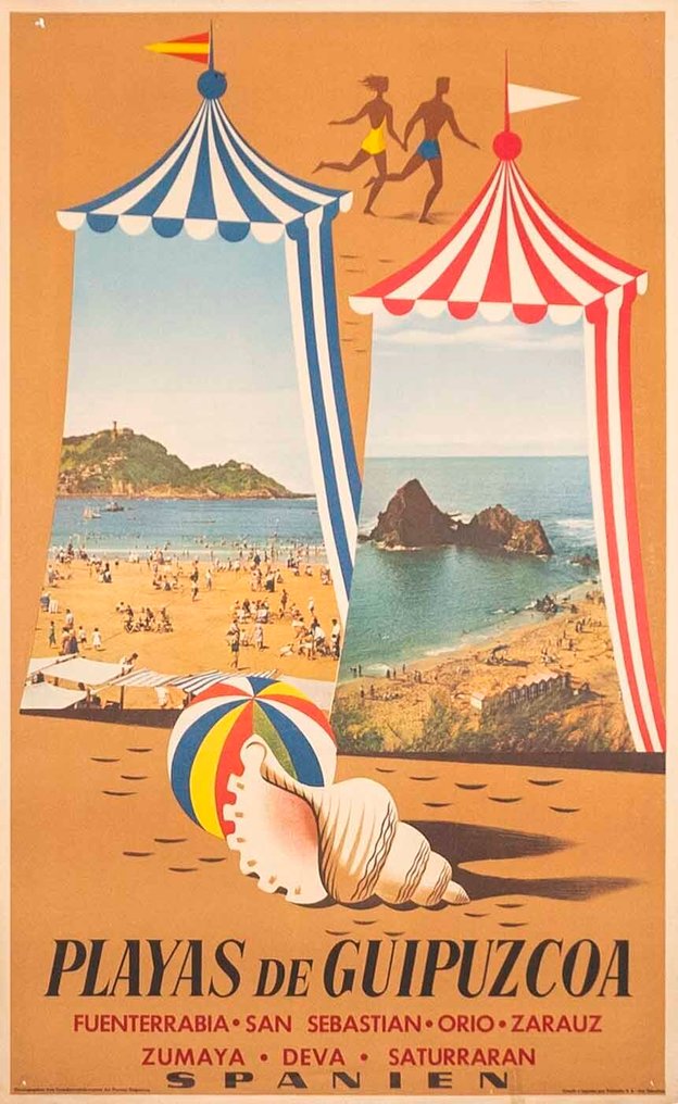 Antonio Valverde - Playas de Guipúzcoa - 1950年代 #1.0