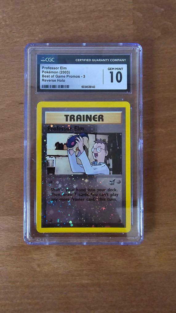 Pokémon - 1 Graded card - Professor Elm 压膜 - CGC 10 - Various sets #2.1