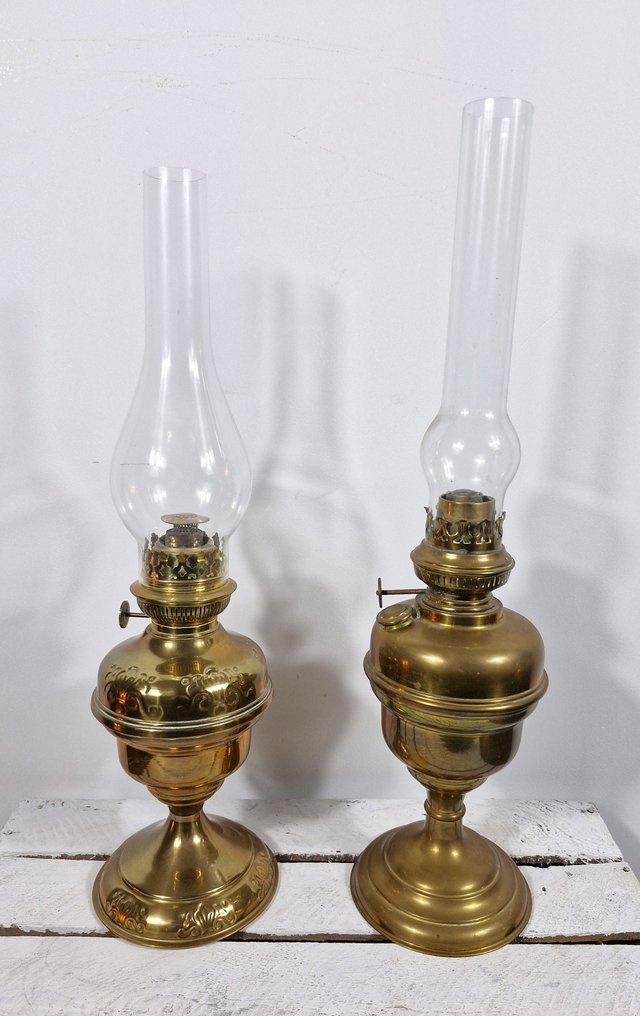 Oil lamp (2) - Brass #1.0