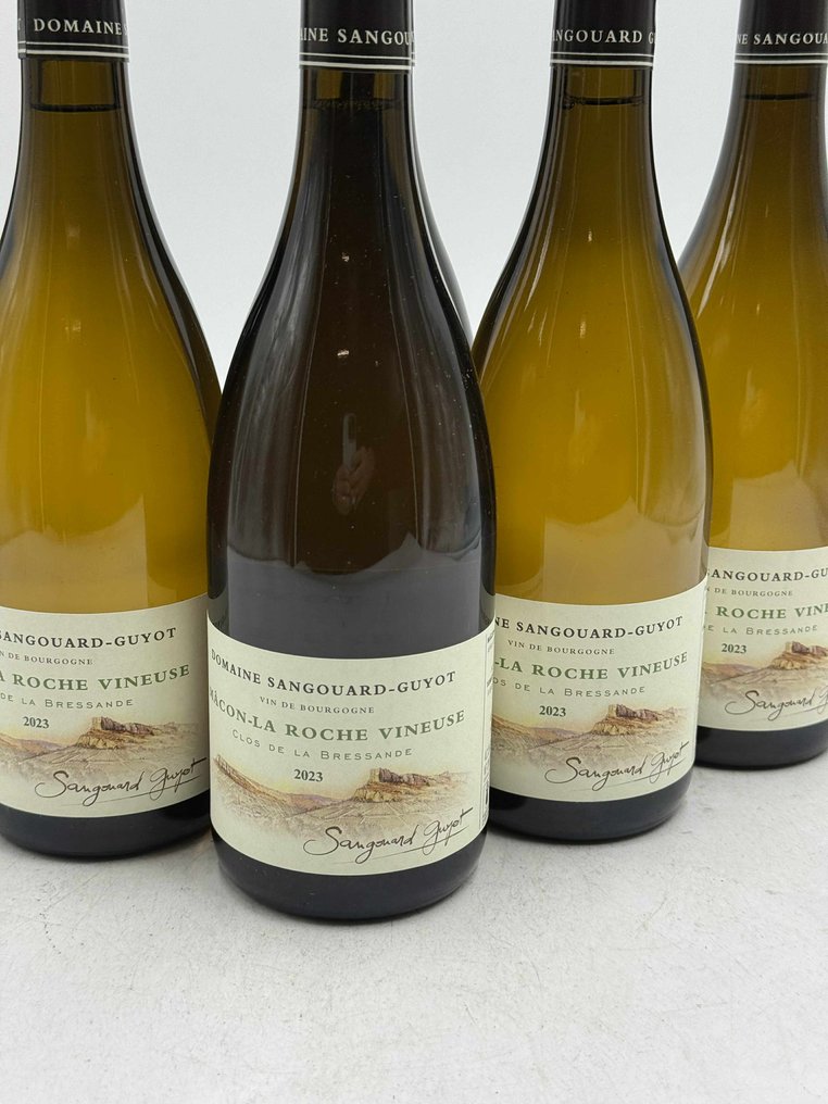 2023 Domaine Sangouard-Guyot Mâcon-La Roche Vineuse Clos de la Bressande - Mâconnais - 6 Bottles (0.75L) #1.0