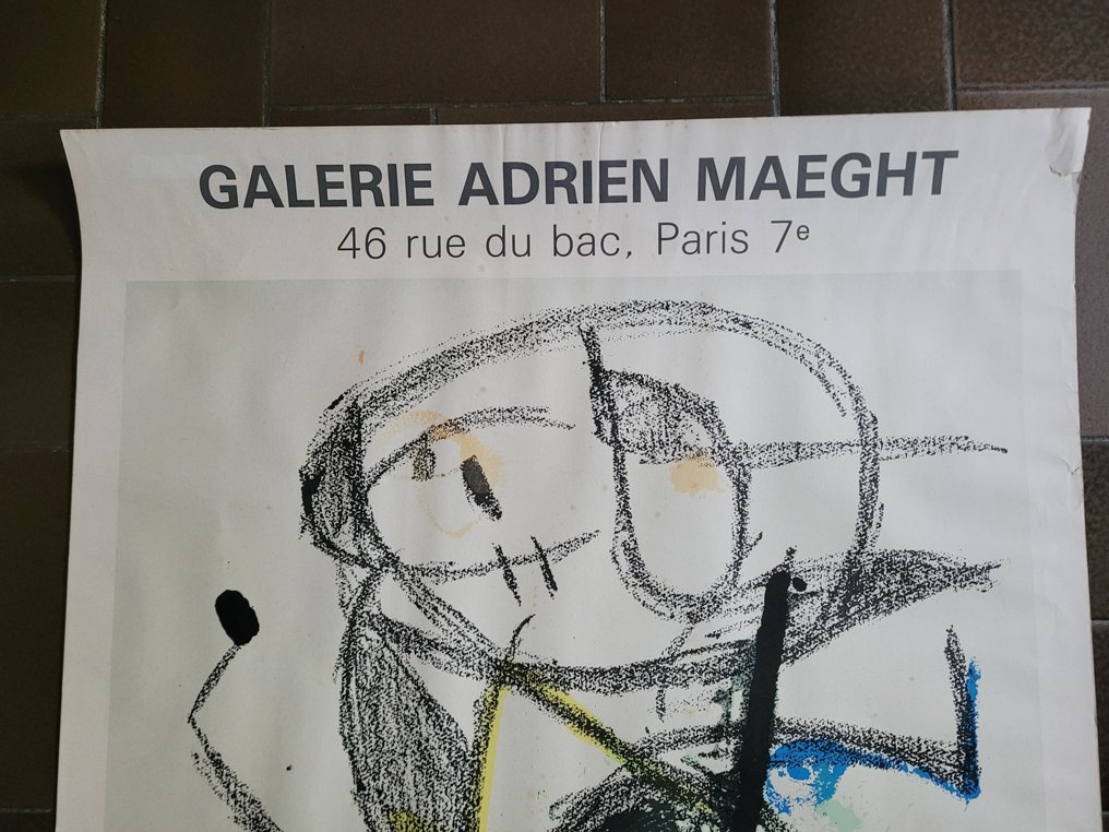 Joan Miró - Joan Miró - affiche originale "oeuvres récentes" Paris 1983 - 1980s #1.0