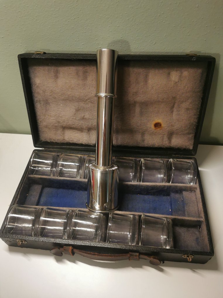 Ιατρικό όργανο - Επινικελωμένος ορείχαλκος - Σετ βεντούζες αντίκα #1.0