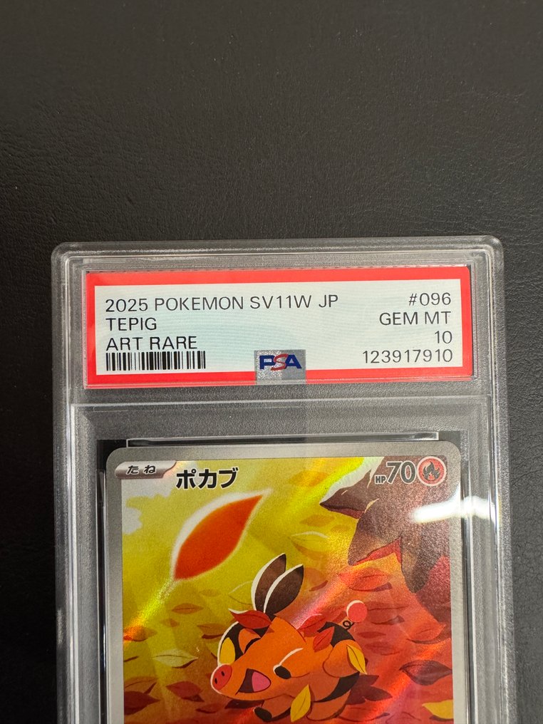 Pokémon - 1 Graded card - Tepig 096/086 AR Foil, Alternate art - PSA 10 #1.0