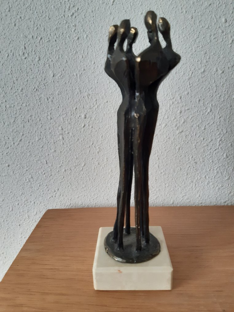 Artihove - Statuetta - Schouder aan schouder - Samen - Bronzo #2.1