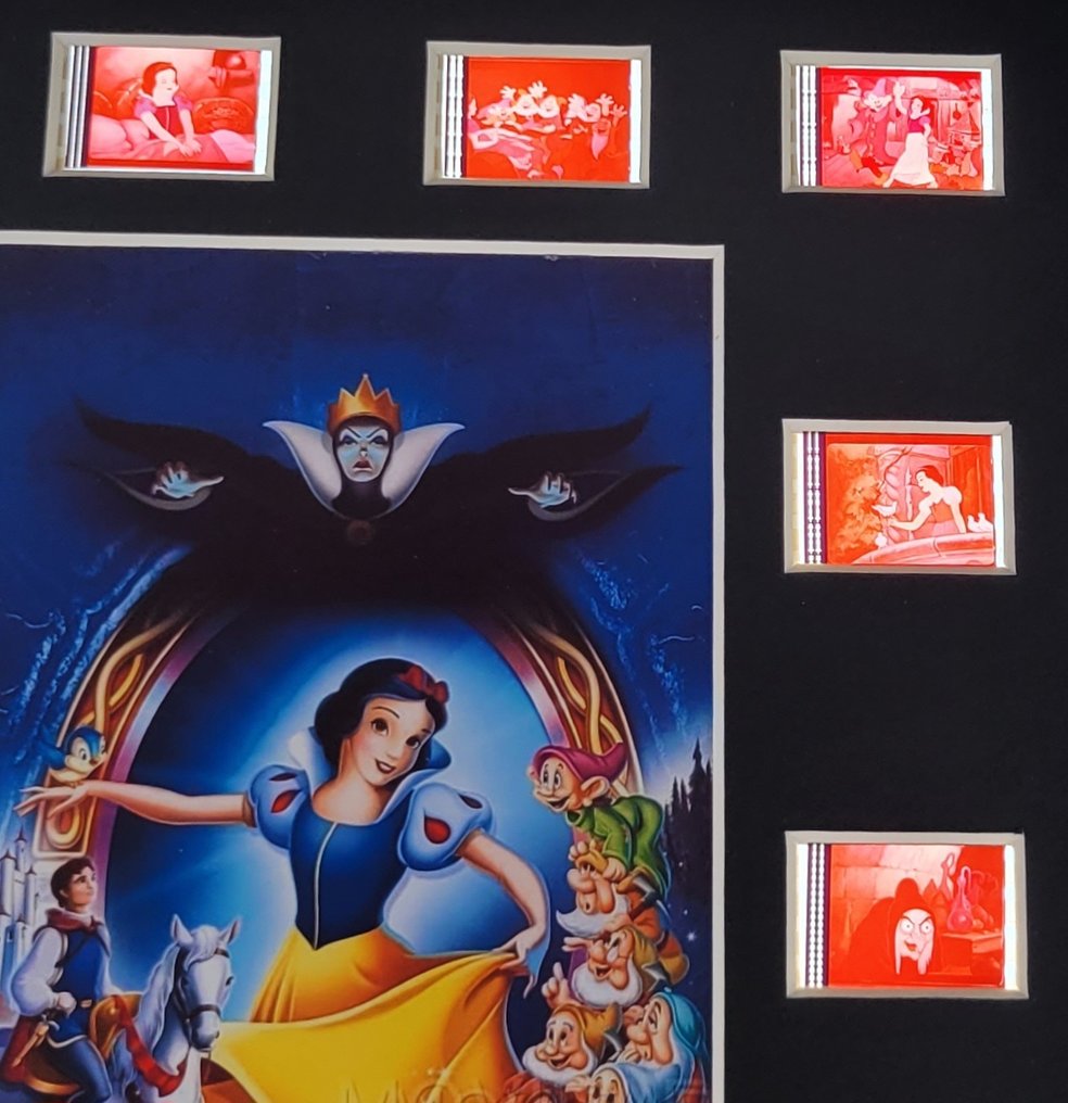 Snow White & The Seven Dwarfs - Framed Film Cell Display with COA #1.0