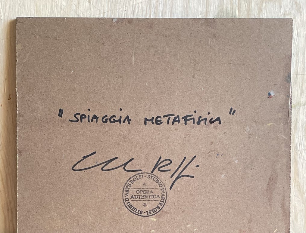 Claudio Rolfi (1960) - Spiaggia metafisica #3.2