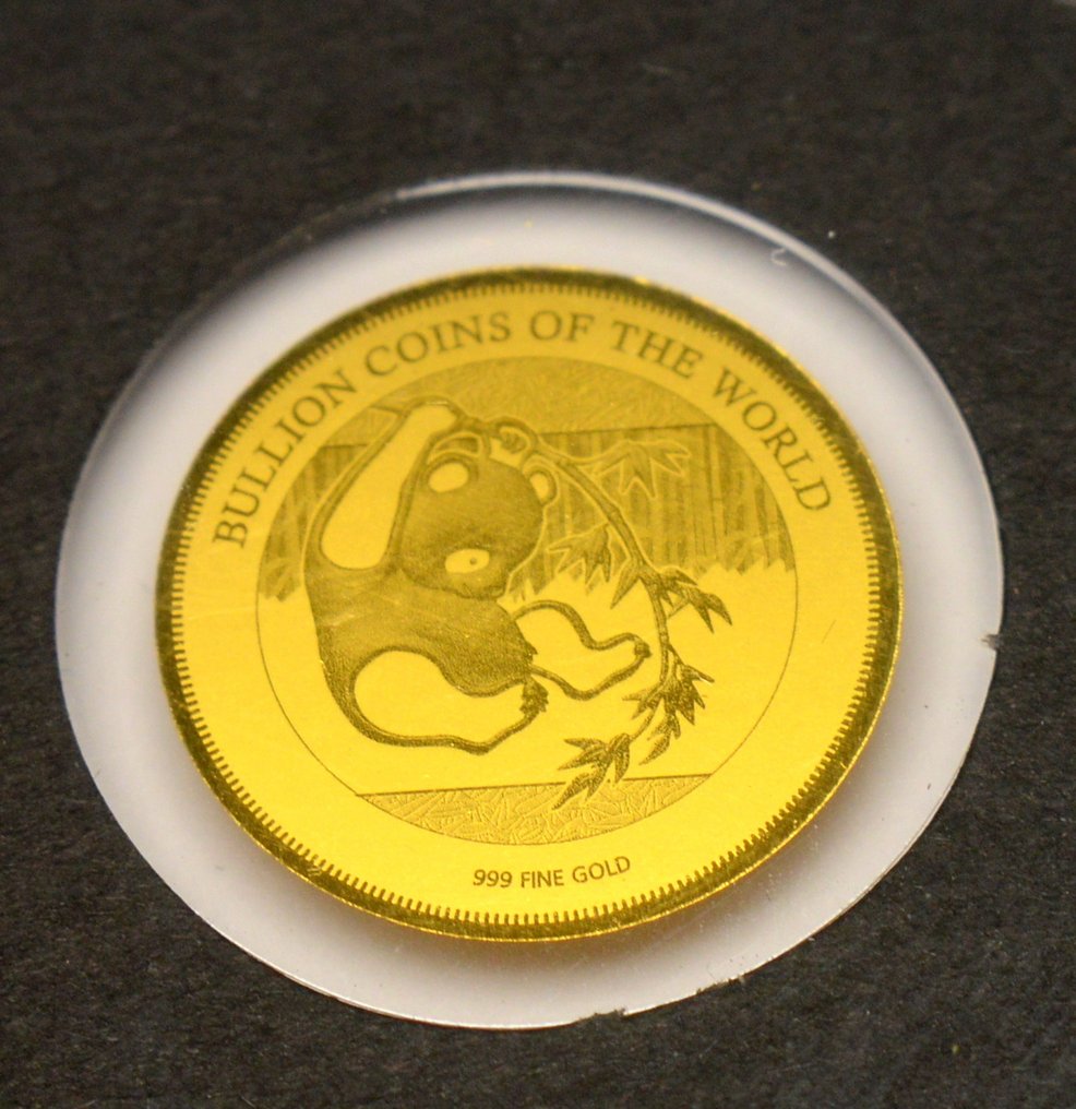 Chad. 3000 Francs 2020 - Bullion coins of the  World - Maple Leaf, Chinese Panda - .999 gold (2 pieces)  (No reserve price) #2.1