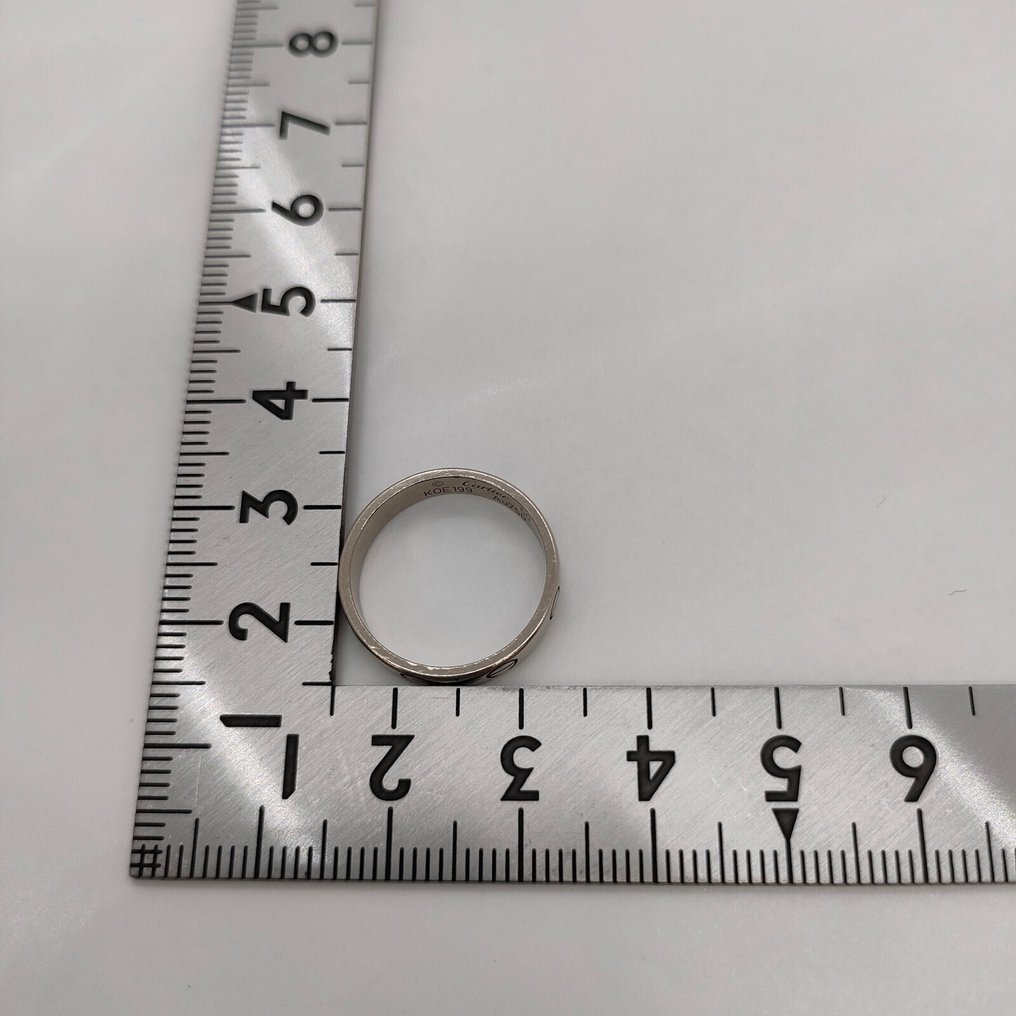 沒有保留價 - Cartier - 戒指 - Love - 18 克拉 白金 -  0.00ct. tw. #4.3