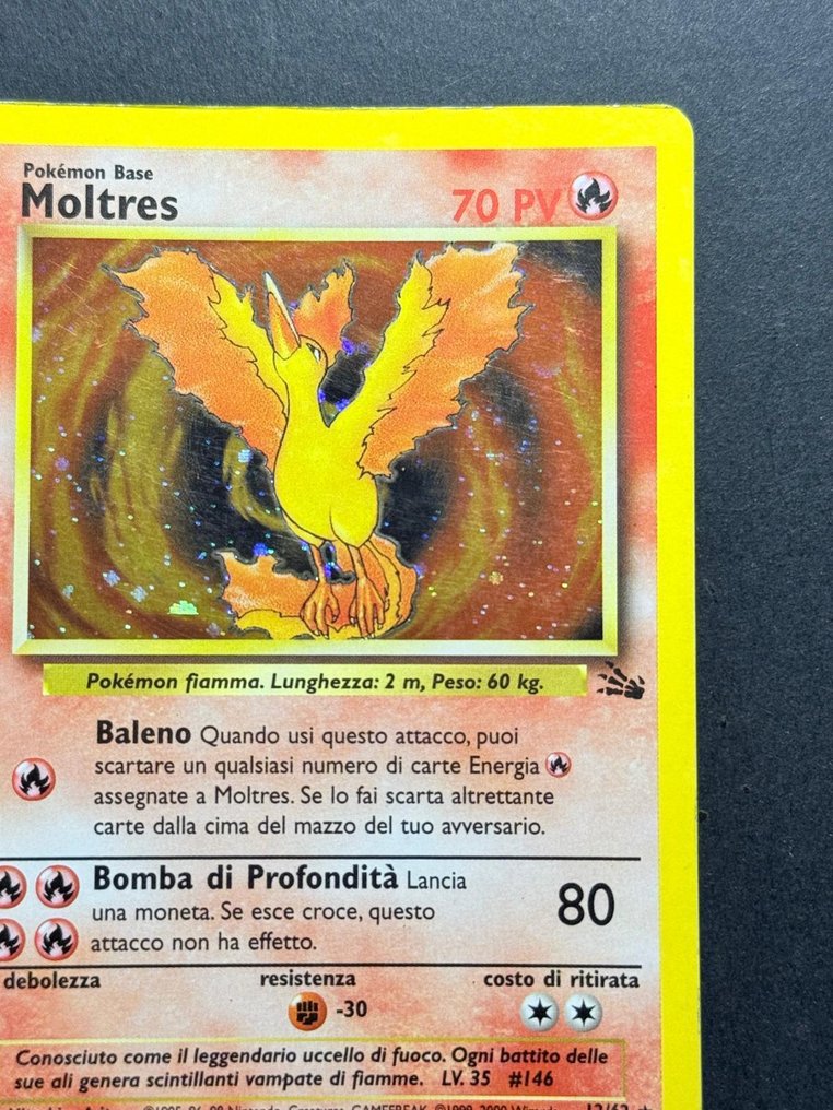 Pokémon - 2 Card - Moltres Holo - Articuno Holo - Excellent Condition - WOTC - Fossil #3.2