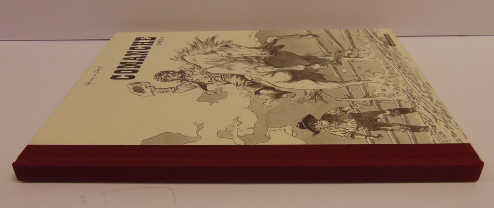 Comanche - Retro uitgave deel 1 + originele potlood tekening - hc met linnen rug - 1 Album - Første udgave - 2007 #3.2