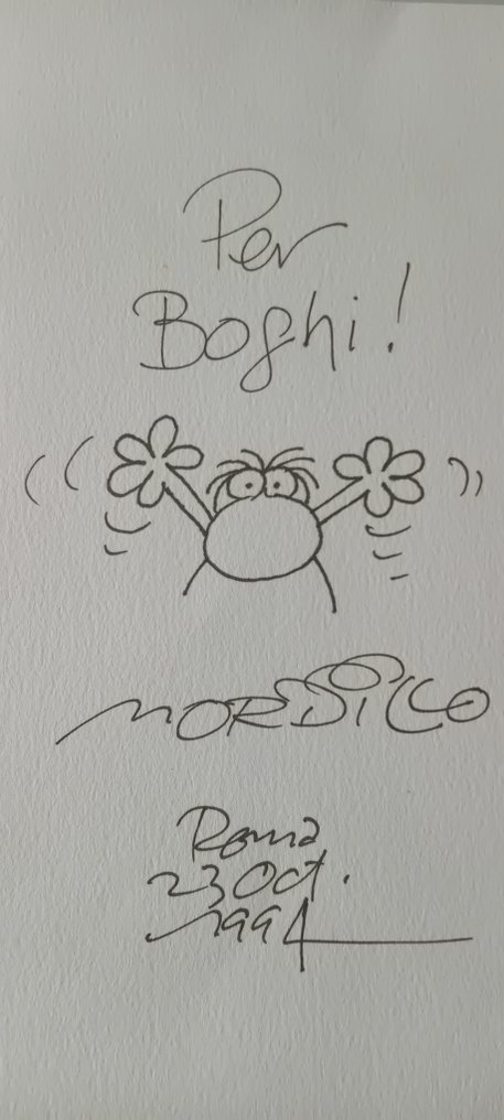 Mordillo - Original drawing - Sketch - Dedicace - 1994 #1.0