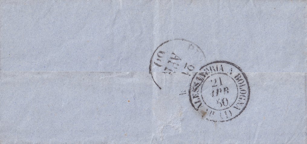 Italian Ancient States - Sardinia - 1857-1860 County of Savoy, 5 letters, with one, last days before passing to France. #4.3