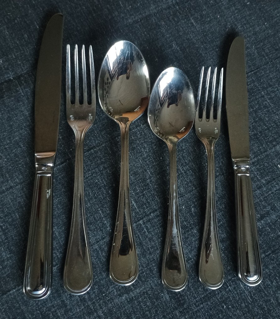 Sambonet - 餐具套装 (36) - Contour - 钢 #1.0