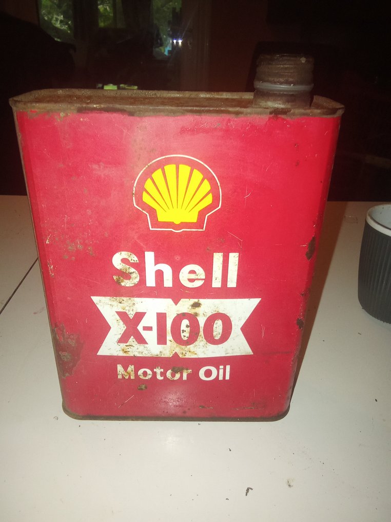 Shell - Unknown - Puszka na oliwę - X-100 - Stal #1.0