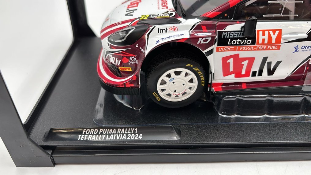 Solido 1:18 - Model car - Ford Puma Rally1 Sesks/Francis test rally Latvia 2024 - (cod.E8) #3.2