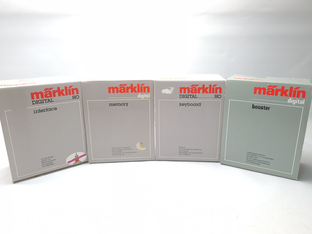 Märklin H0 - 6017/6040/6043/6050 - 電子控制單元 (4) - 数字组件、增强器、键盘、内存、接口 #1.0